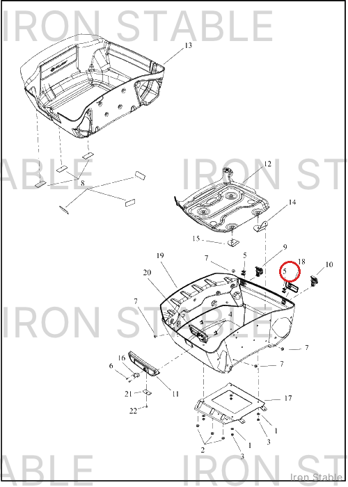 Harley-Davidson T-Pak Sub-Component, Washer, Hinge