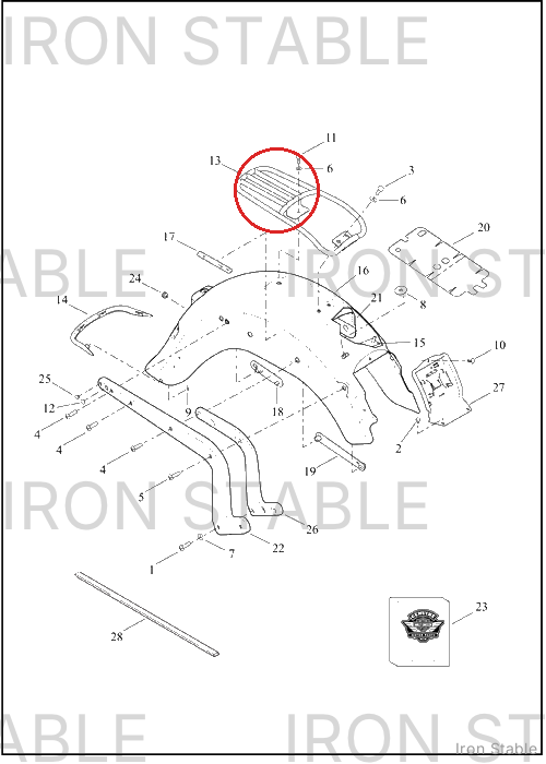 Harley-Davidson Luggage Rack