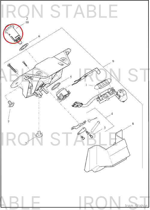 Harley-Davidson Lock, Trunk, Sealed