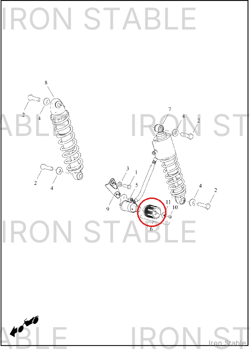 Harley-Davidson Rr Spnsn Misc Component, Knob, Adj, P