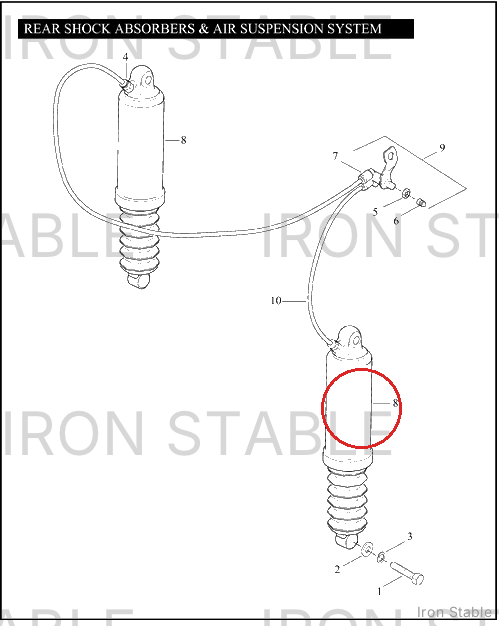 Harley-Davidson Shock Absorber, Rr