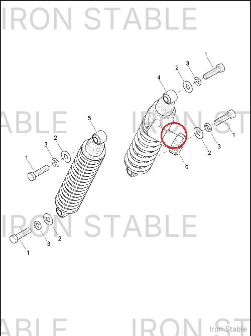 Harley-Davidson Adjustable Knob Shock Service