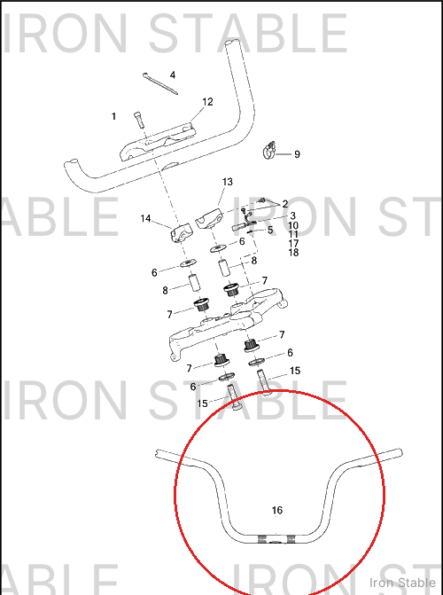 Harley-Davidson H-Bar, Black