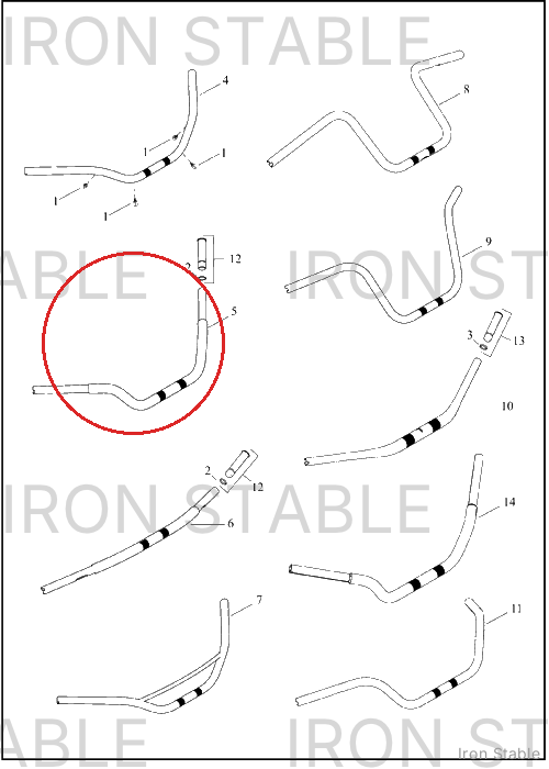 Harley-Davidson H-Bar, Weldment