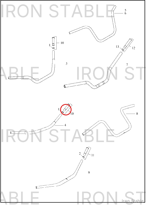 Harley-Davidson Sub-Assembly, H-Bar, Wt, Vib Dmpr