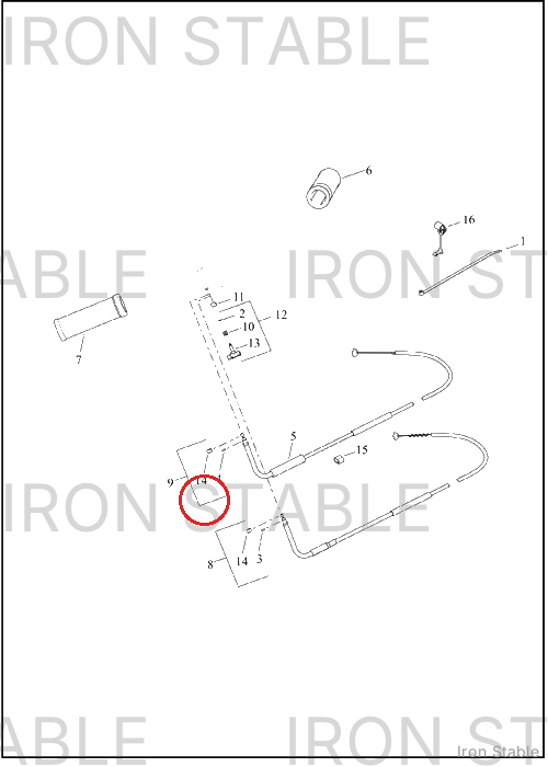Harley-Davidson Throttle Cable