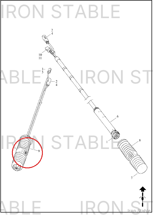 Harley-Davidson Grip, Lh, Heated, Chrome