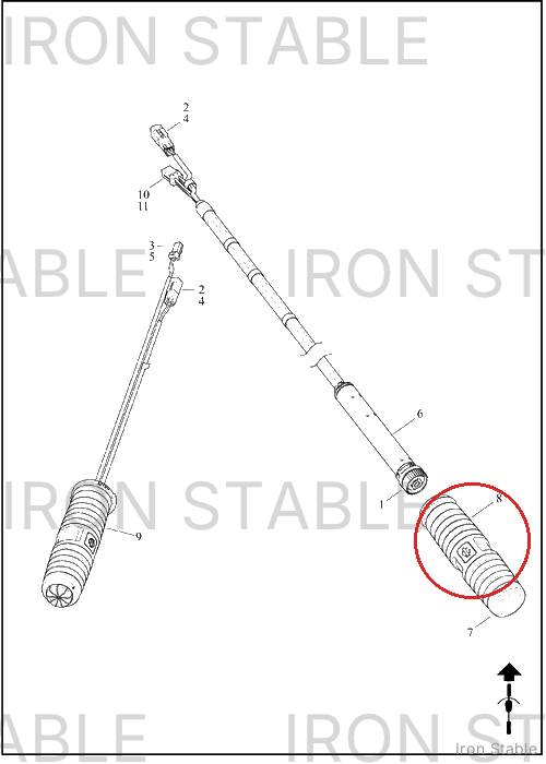Harley-Davidson Throt Assembly Sub-Component, End Cap, S