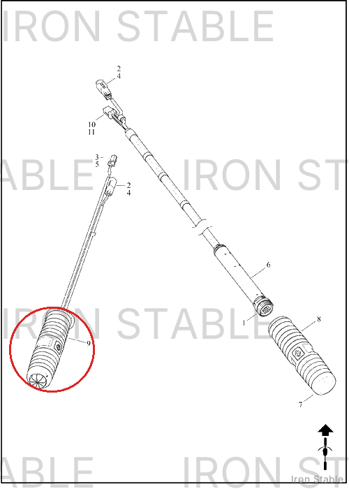 Harley-Davidson Grip, Lh, Heated, Sschrm