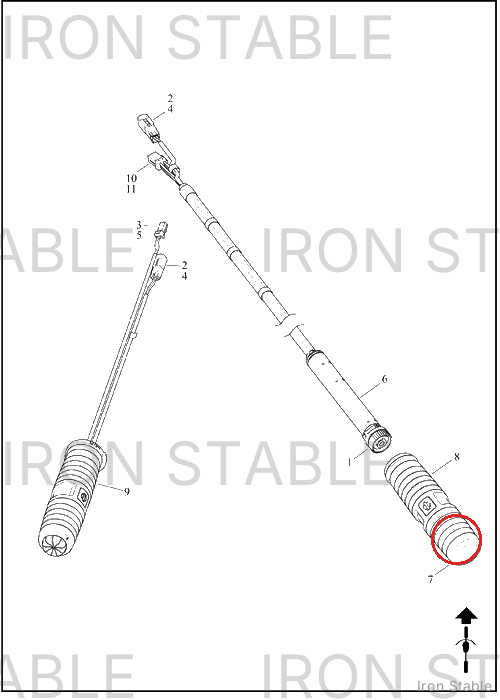 Harley-Davidson Throt Assembly Sub-Component, End Cap, S