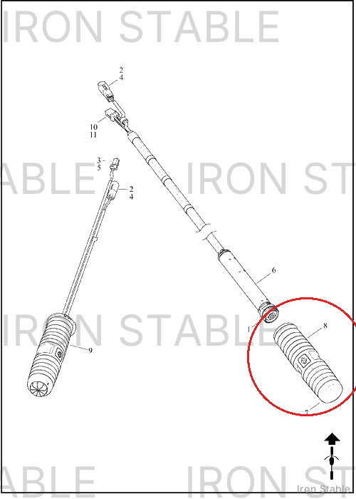 Harley-Davidson Throt Assembly Sub-Component, End Cap, S