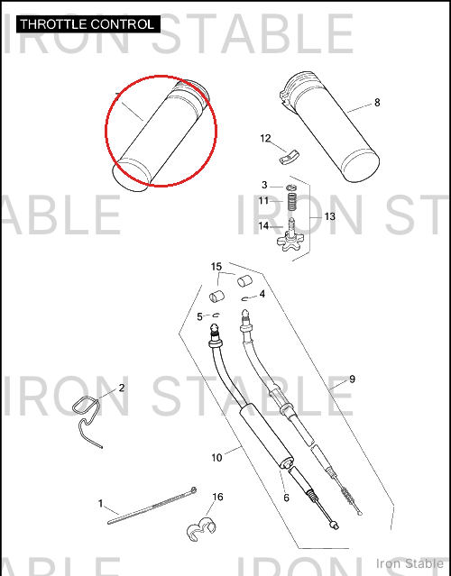 Harley-Davidson Grip, H'bar