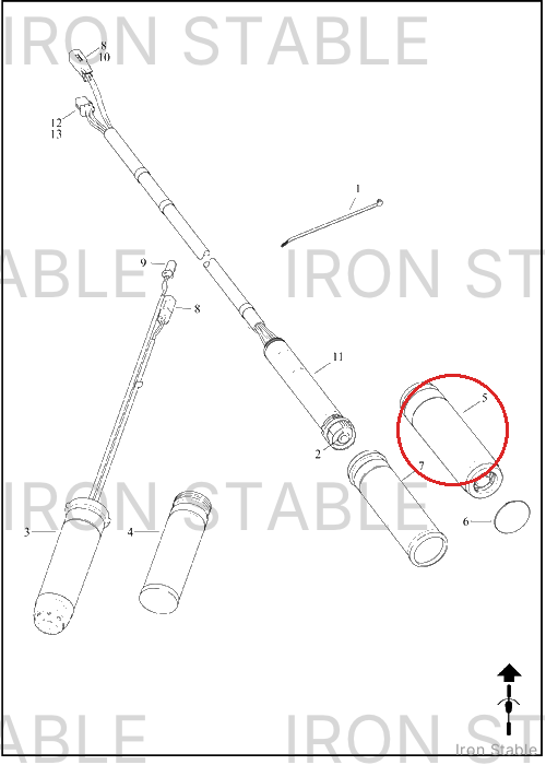 Harley-Davidson Handgrip, Rh/Heated