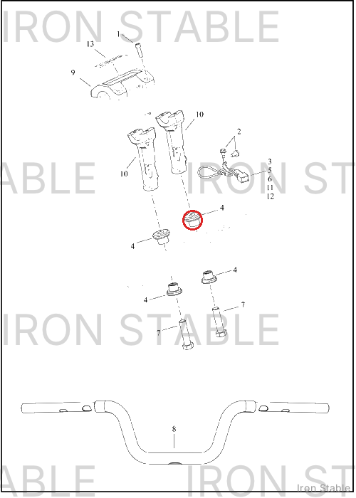 Harley-Davidson Kit-Isolators/Riser/Poly/Flt's