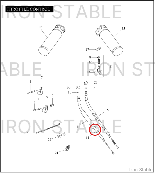 Harley-Davidson Cable, Throttle