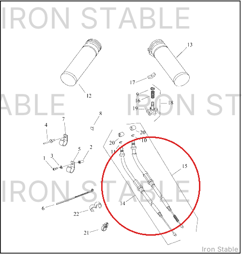 Harley-Davidson Idle Cable W/Roll Off