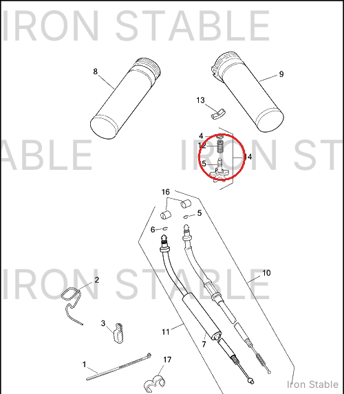 Harley-Davidson Screw Kit, Throttle