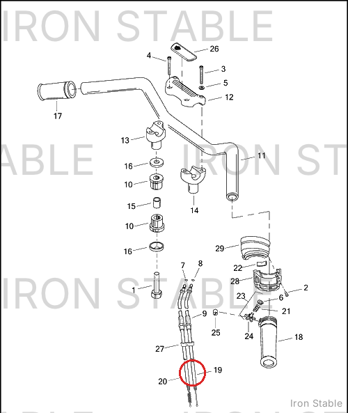 Harley-Davidson Cable, Thrtl Cntrl