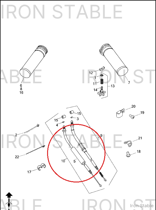 Harley-Davidson Cable, Throttle Cntrl