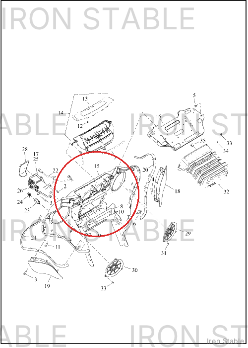 Harley-Davidson Inr-Frng Assembly, Solid