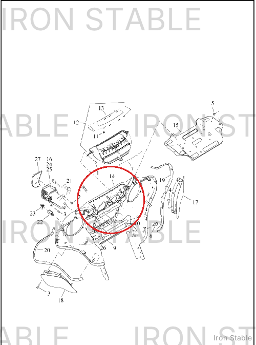 Harley-Davidson Inr-Frng Assembly, Solid