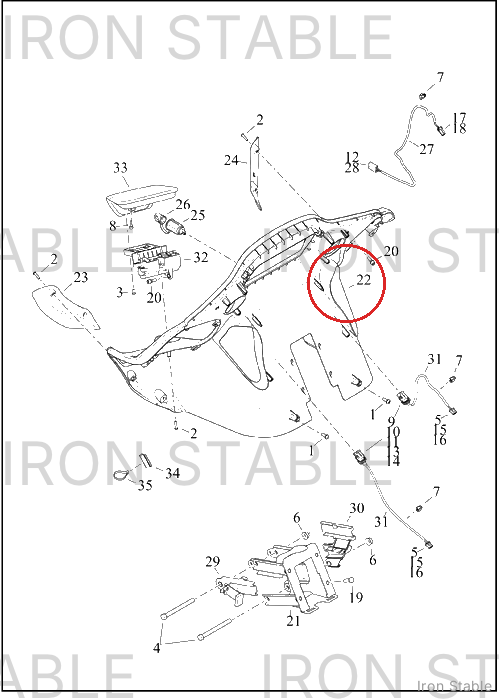 Harley-Davidson Fairing, Inr, X