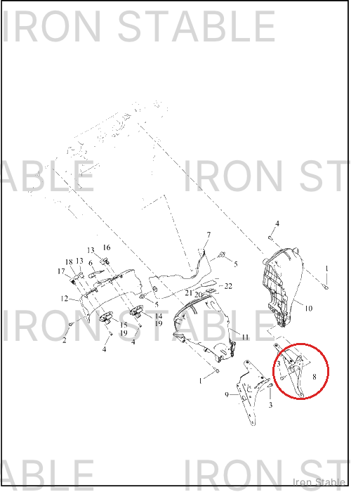 Harley-Davidson Fairing, Fr, Otr Skirt.sld