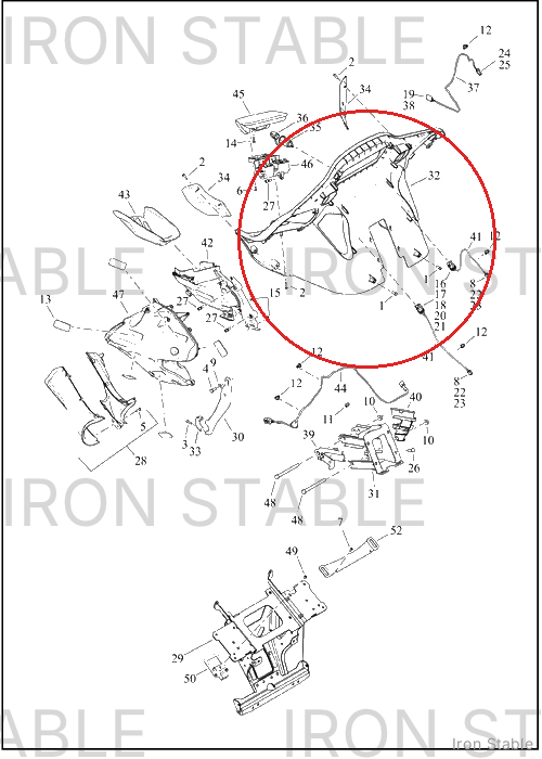 Harley-Davidson Fairing, Inr, Sld