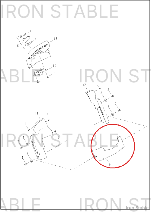 Harley-Davidson Fairing, Fr, Skirt, Sld