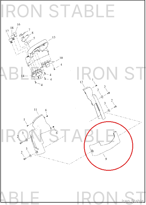 Harley-Davidson Fairing, Fr, Skirt, Sld