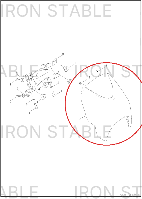 Harley-Davidson Fairing, Fr, Assembly, Solid