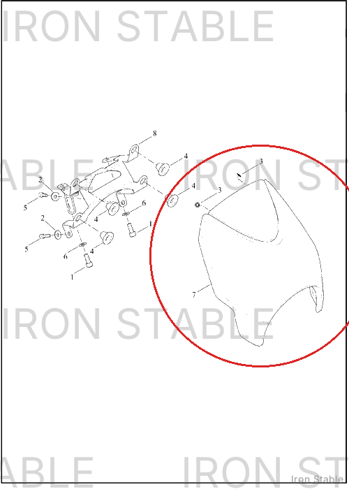Harley-Davidson Fairing, Fr, Assembly, Solid