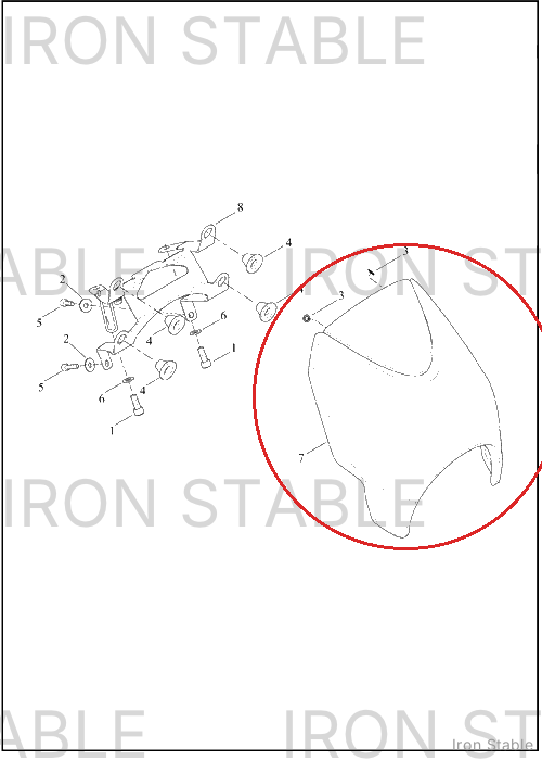 Harley-Davidson Fairing, Fr, Assembly, Solid