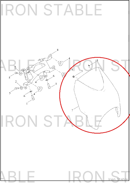 Harley-Davidson Fairing, Fr, Assembly, Solid