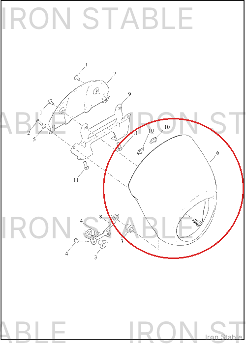 Harley-Davidson Fairing, Fr, Assembly-Solid