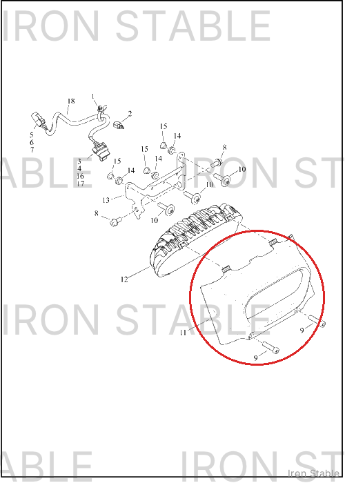 Harley-Davidson Sub-Assembly, Fair, With Sleeves