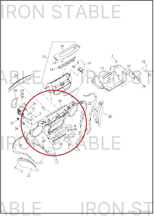 Harley-Davidson Fairing, Inr, Assembly, Sld