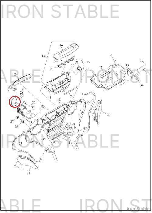 Harley-Davidson Fairing, Inr, Assembly, Sld