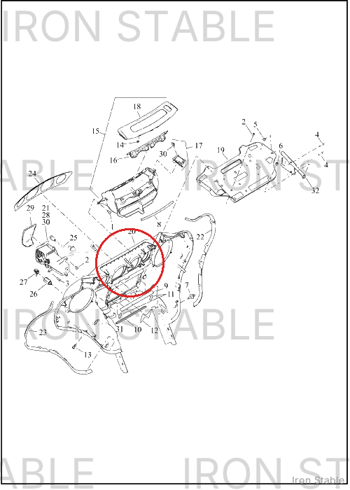 Harley-Davidson Fairing, Inr, Assembly, Sld