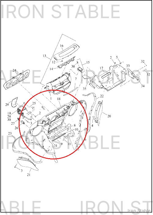 Harley-Davidson Fairing, Inr, Assembly, Sld