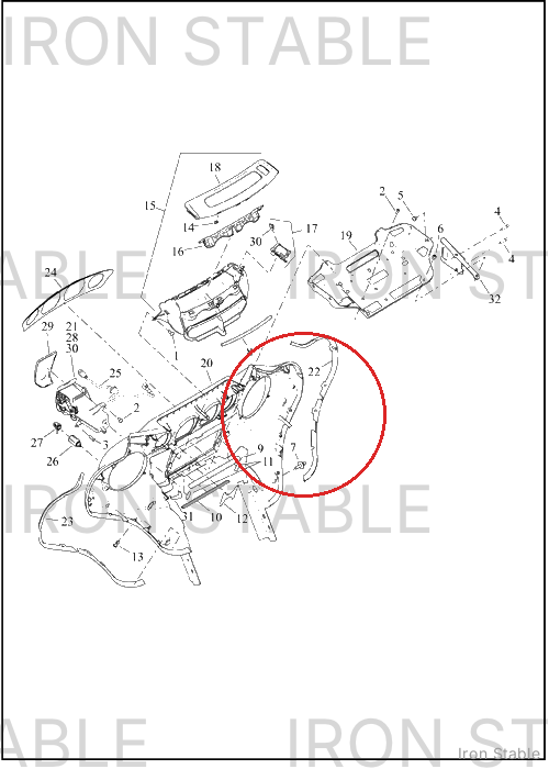 Harley-Davidson Fairing, Inr, Assembly, Sld