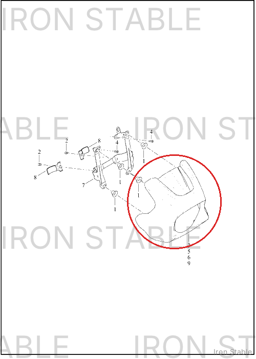 Harley-Davidson Fairing, Fr, Outer