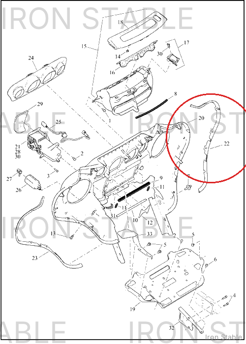 Harley-Davidson Fairing, Inr, Assembly, Sld