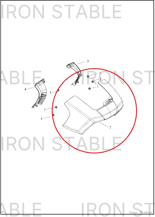 Harley-Davidson Fairing, Fr, Solid