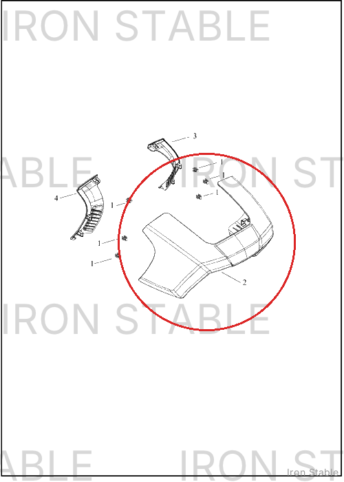 Harley-Davidson Fairing, Fr, Solid