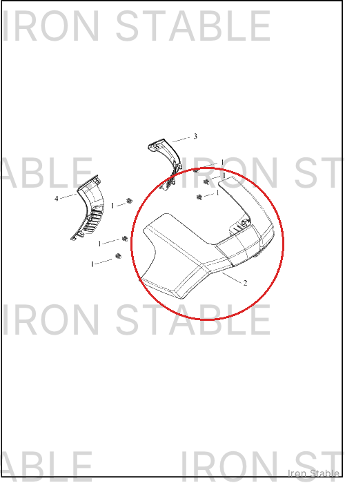 Harley-Davidson Fairing, Fr, Solid