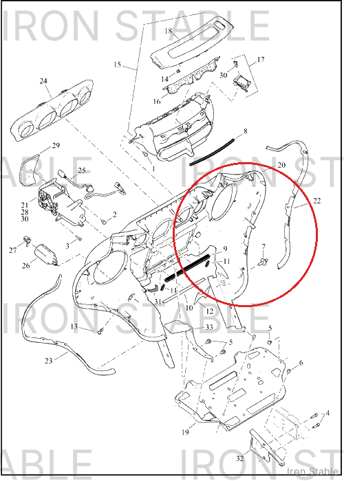 Harley-Davidson Fairing, Inr, Assembly, Sld