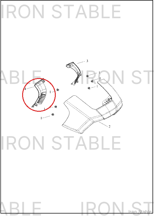 Harley-Davidson Fairing, Inr, Rh