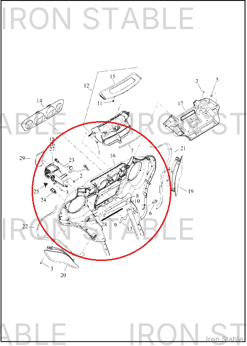 Harley-Davidson Fairing, Inr, Assembly, Sld