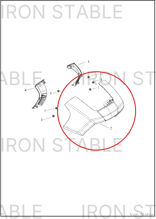 Harley-Davidson Fairing, Fr, Solid